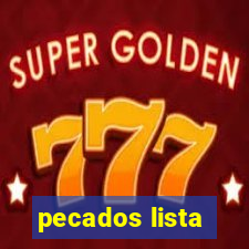 pecados lista